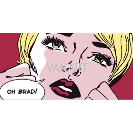Lichtenstein "Oh Brad"