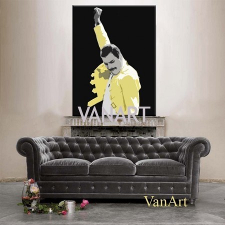 Quadro Freddie Mercury Yellow Force