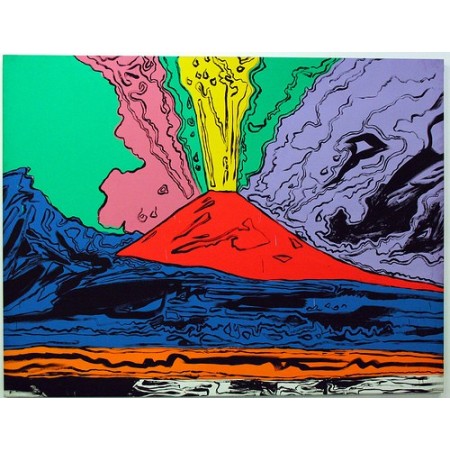 Quadro Vesuvio Warhol